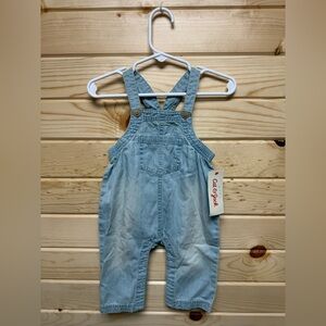 Cat & Jack Soft Blue Overalls 3/6 months